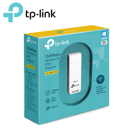 Tp-Link TL-WN727N 150Mbps Wireless N USB Adapter