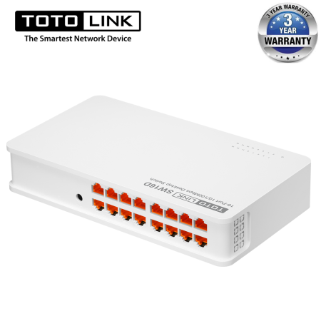 Totolink SW16D 16-Port 10/100Mbps Desktop Switch