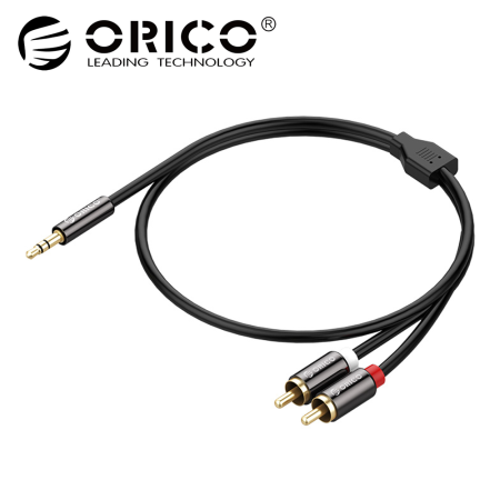 Orico AM‐MRC1‐20 3.5mm to Dual RCA Ports Audio Cables