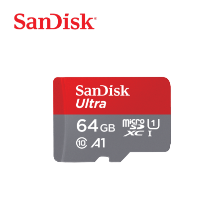 SanDisk Ultra Class 10 A1 microSD UHS-I Memory Card (98MB/S - 100MB/S)