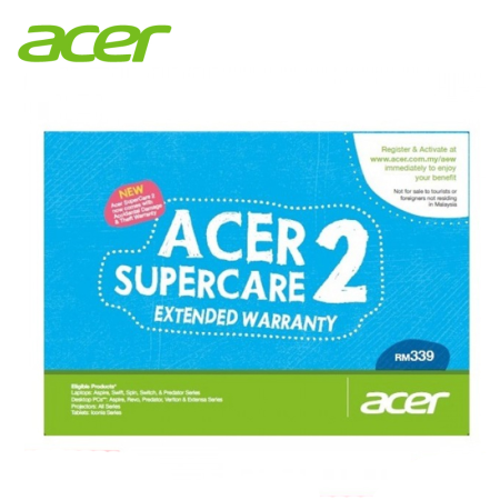 Acer Supercare 2 ( 1 to 3 Years Extension Warranty ) - For Price above RM2500