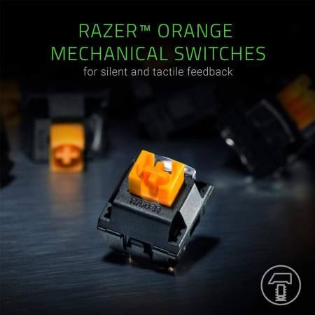 RAZER BLACKWIDOW LITE-ORANGE SWITCH