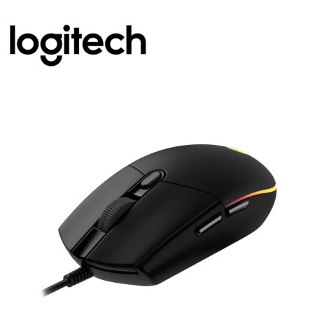 LOGITECH G102 USB GAMING LIGHTSYNC MOUSE ( 910-005802) - BLACK