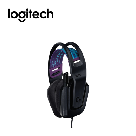 Logitech G335 Wired Gaming Headset,3.5mm Audio Jack, Memory Foam Earpads