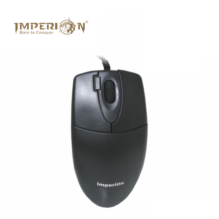 Imperion MS-210 Wired USB Mouse Black ( 1000DPI, Double click key feature )