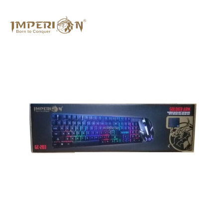 Imperion SOLDIER ARM GC-203 Gaming Backlight Keyboard With Mouse And Mousepad