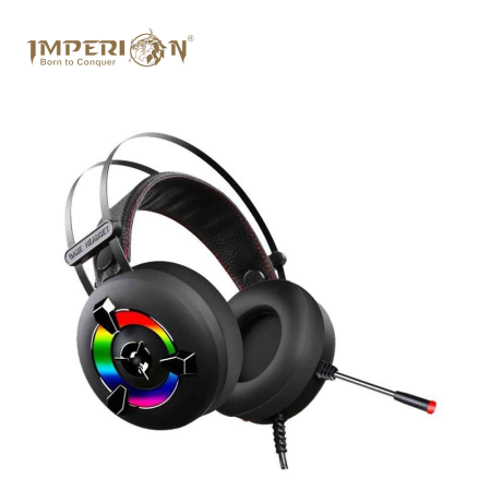 Imperion HS-G46 Steel Professional Gaming Headset ( RGB LED, Volume Control, USB Port )