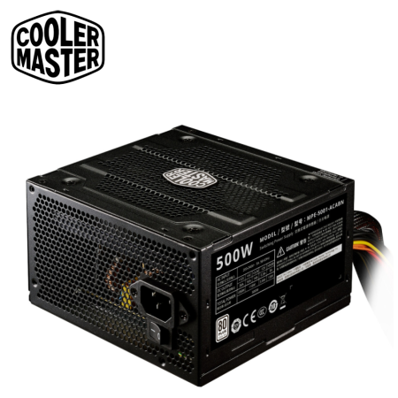 Cooler Master Elite 500 V4 PSU, 230V, 80 Plus White, Active PFC + Forward Topology, EPS 4+4 Connector (MPY-650V-AFBAG)