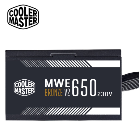 Cooler Master MWE 650 Bronze V2 PSU Power Supply ( 650W, MPE-6501-ACABW-B )