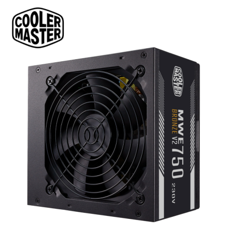 Cooler Master MWE 750 Bronze V2 PSU Power Supply ( 750W, MPE-7501-ACABW-B )