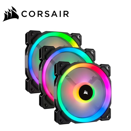 Corsair Icue Ll120 3 Fan Pack With Lightning Node Pro Case Fan - Black (CO-9050072-WW)