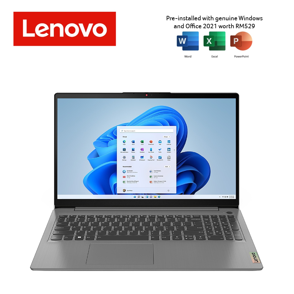 Lenovo IdeaPad 3 15ABA7 82RN000TMJ 15.6'' FHD Laptop Artic Grey