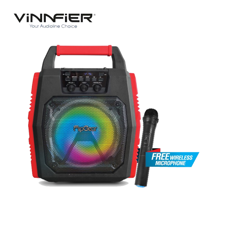 Vinnfier Tango 202 PRO BTRM Portable Speaker with Mic Grey