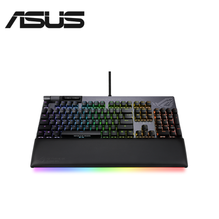 ASUS ROG Strix Flare II Animate RGB Gaming Keyboard (Swappable ROG NX TACTILE BROWN / PBT Doubleshot keycaps)