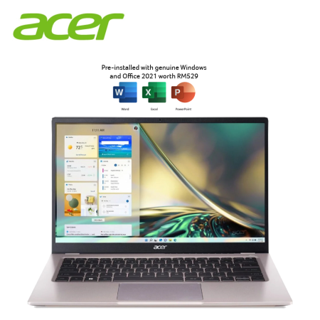 Acer Swift 3 GO SFG14-41-R1JU 14'' FHD Laptop Prodigy Pink ( Ryzen 5 7530U, 8GB, 512GB SSD, ATI, W11, HS )