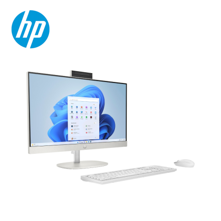 HP 24-cr0029d 23.8" FHD All-in-One Desktop PC Shell white ( i3-1315U, 8GB, 512GB SSD, Intel, W11, HS )
