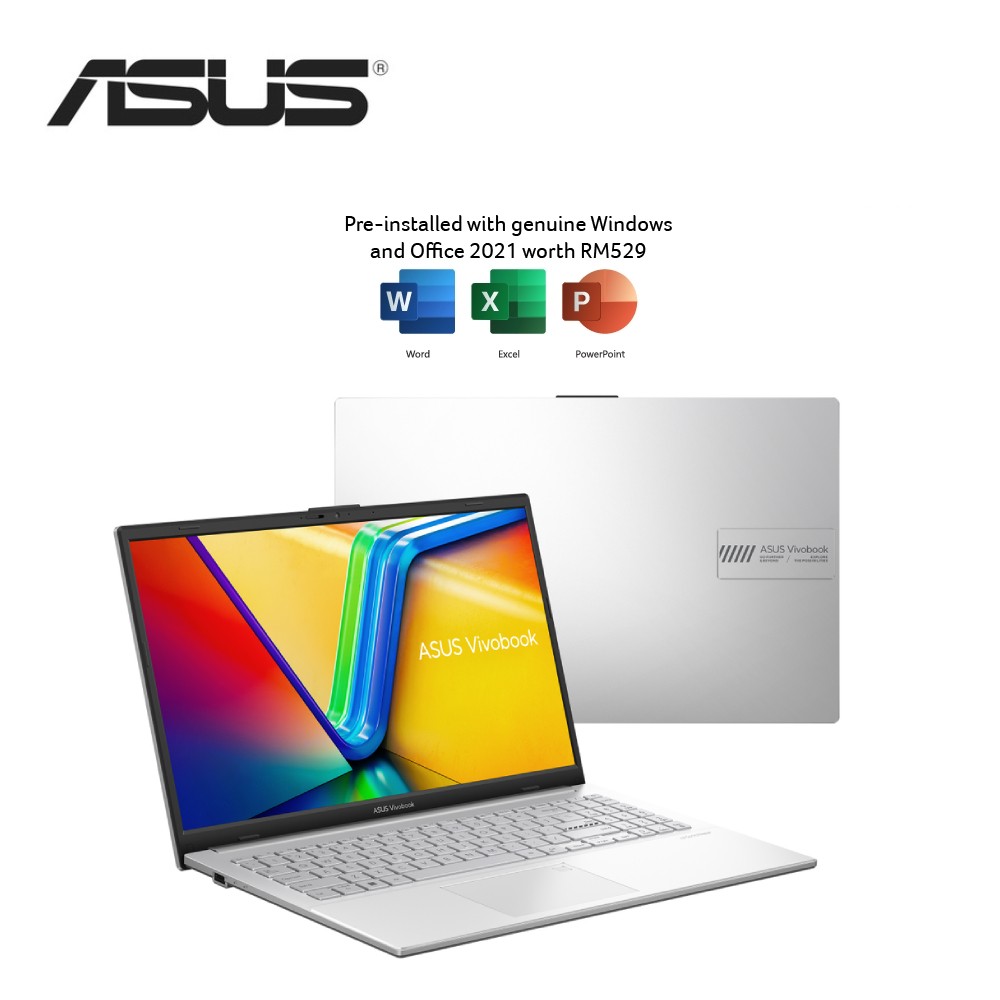 Asus VivoBook Go 15 E1504F-ABQ469WS 15.6'' FHD Laptop Cool Silver