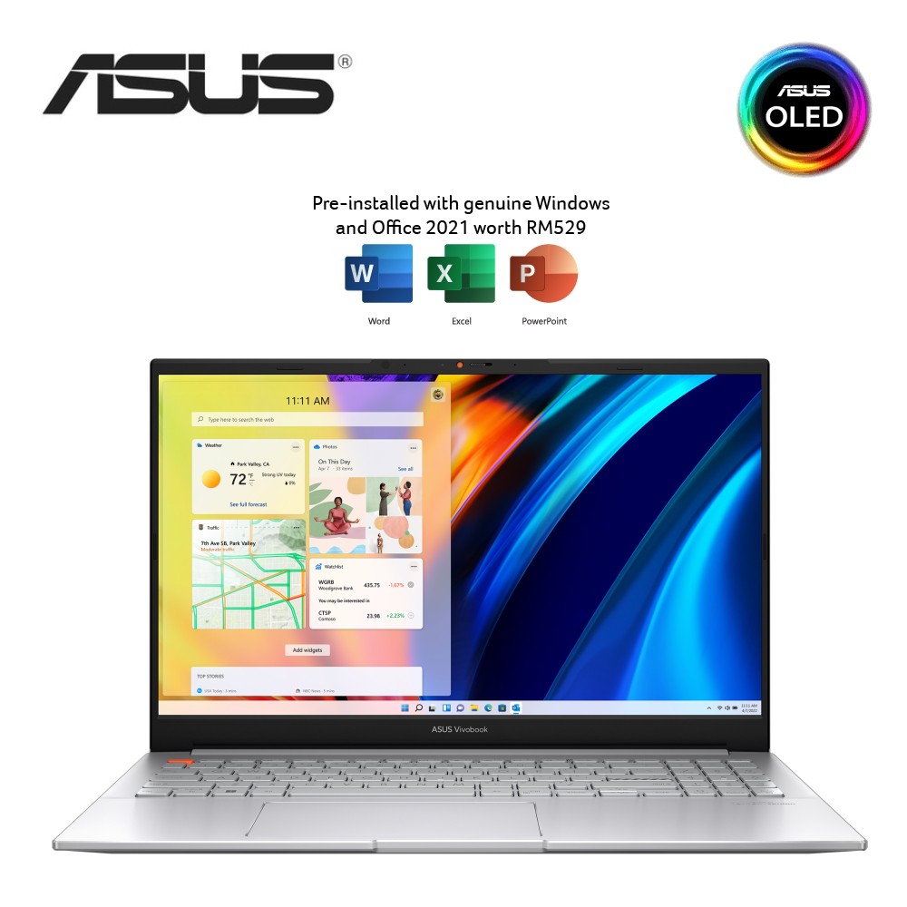 Asus Vivobook Pro 16X OLED K6604J-VMX100WS 16'' 3.2K Laptop Black