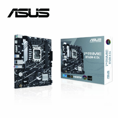 ASUS PRIME B760M-K D4 MOTHERBOARD (INTEL)