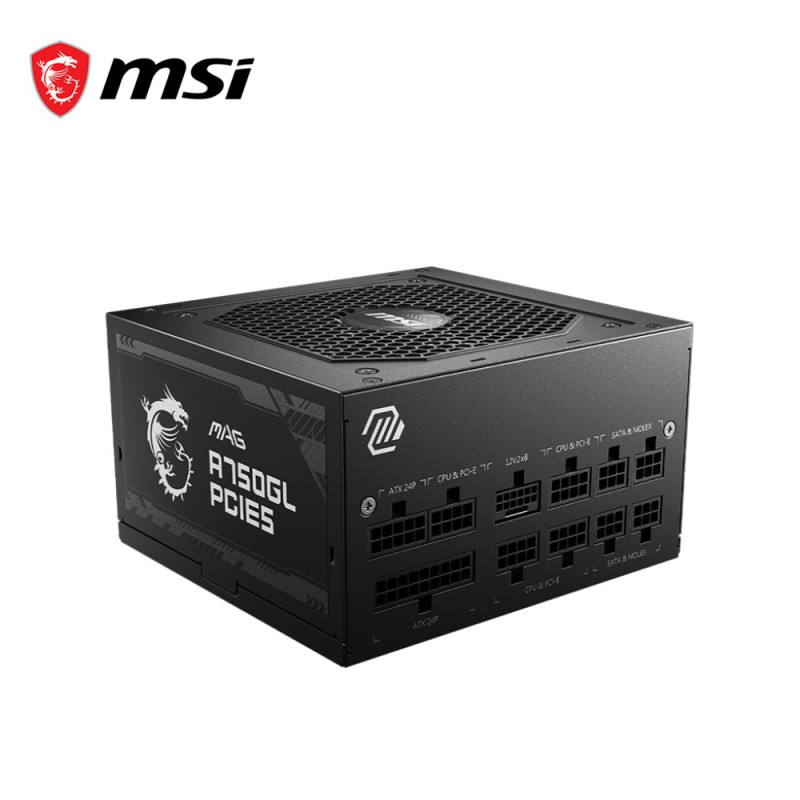  MSI MAG A750GL PCIE 5 & ATX 3.0 Gaming Power Supply