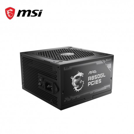 MSI MAG A850GL PCIE5 850W Power Supply - 10 Year Warranty, 80 Plus Gol –  Network Hardwares