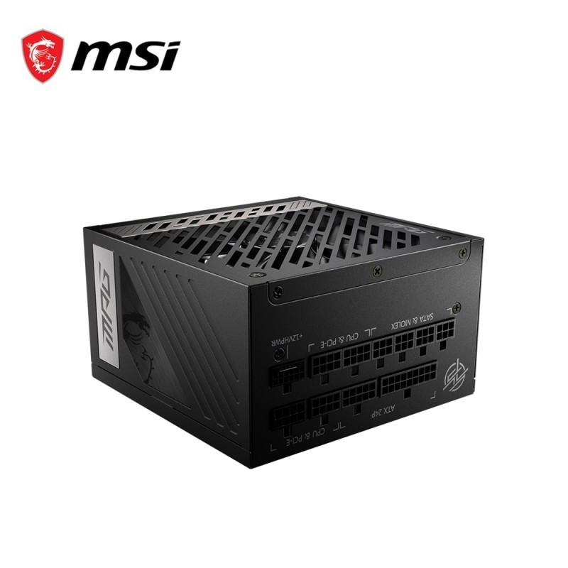 MSI MPG A750GF Fully Modular Power Supply Unit PSU 750W with 80+ Gold  Certified (Supports