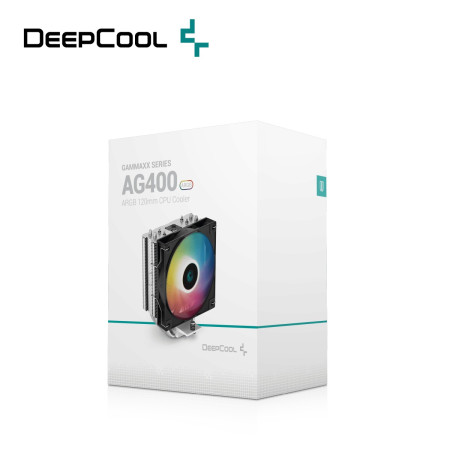 DEEPCOOL AG400 ARGB SINGLE TOWER CPU COOLER (R-AG400-BKANMC-G-1)