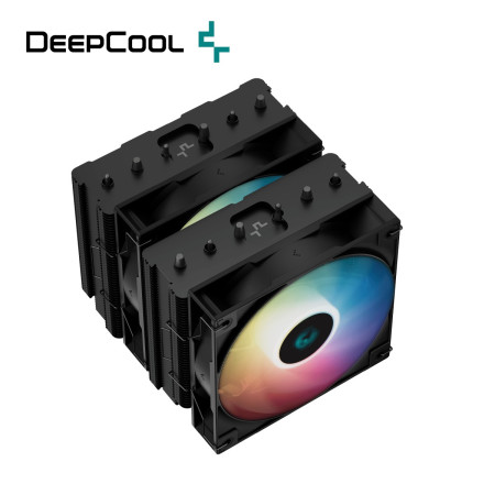 DEEPCOOL AG620 BK ARGB DUAL TOWER CPU COOLER (R-AG620-BKANMN-G-2)