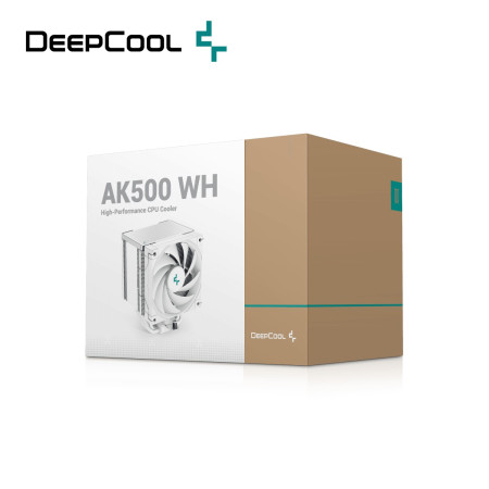 DEEPCOOL AK500 WHITE SINGLE TOWER CPU COOLER (R-AK500-WHNNMT-G)