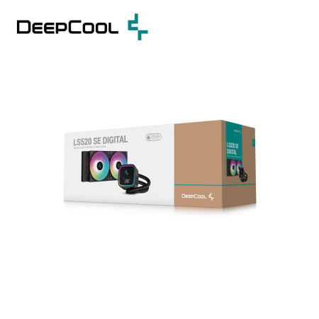 DEEPCOOL LS520 SE DIGITAL CPU LIQUID COOLER (R-LS520-BKAMMD-G-1)