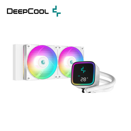 DEEPCOOL LS520 SE DIGITAL WH CPU LIQUID COOLER (R-LS520-WHAMMD-G-1)