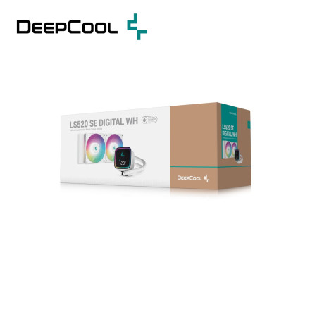 DEEPCOOL LS520 SE DIGITAL WH CPU LIQUID COOLER (R-LS520-WHAMMD-G-1)