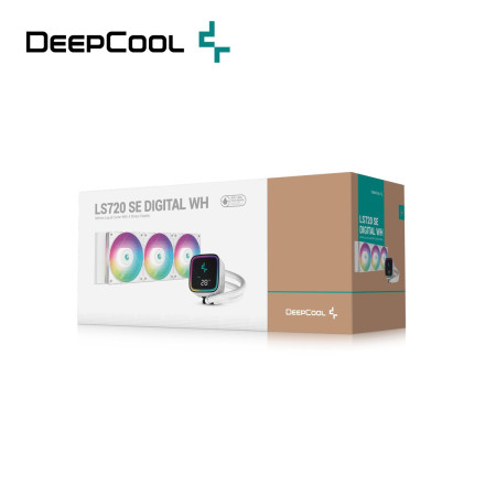 DEEPCOOL  LS720 SE DIGITAL WH CPU LIQUID COOLER (R-LS720-WHAMMD-G-1)