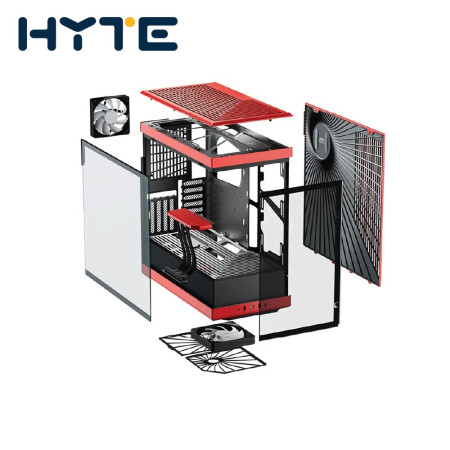 HYTE Y40 ATX CASE - RED (CS-HYTE-Y40-BR)