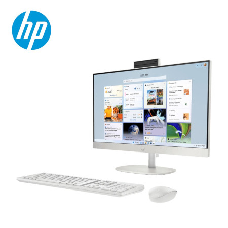 HP 27-cr0039D 27" FHD Touch All-in-One Desktop PC Shell white ( i5-1335U, 8GB, 1TB SSD, Intel, W11, HS )