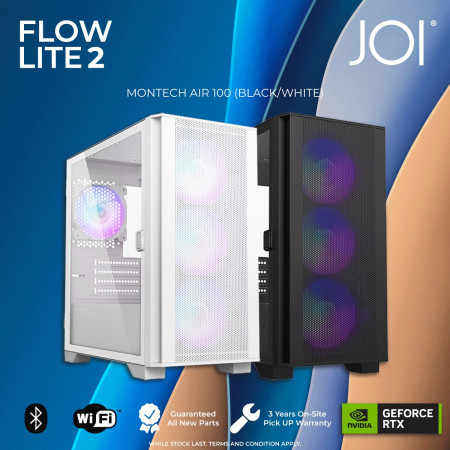 JOI FLOW LITE 2 GAMING PC ( RYZEN 5 5600, 16GB, 5XXGB, RTX4060 8GB, W11P )