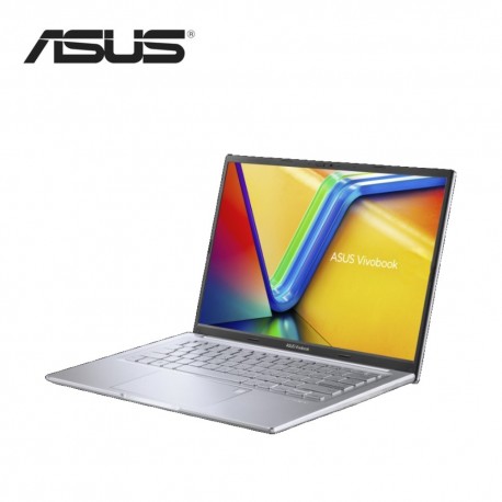 Asus VivoBook 14 A1404V-AAM168WS 14'' FHD Laptop Transparent Silver (  i5-1335U, 8GB, 512GB SSD, Intel, W11, HS ) : NB Plaza