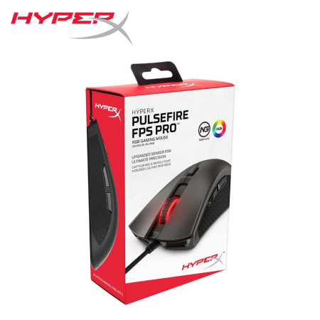 HP HyperX Pulsefire FPS Pro RGB Gaming Mouse Gun Metal  (4P4F7AA)