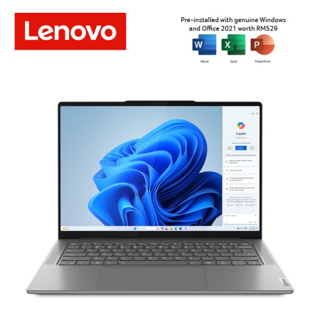 Lenovo Yoga Pro 7 14AHP9 83E30003MJ 14.5'' 3K Laptop Luna Grey ( Ryzen 7 8845HS, 16GB, 512GB SSD, RTX3050 6GB, W11, HS )