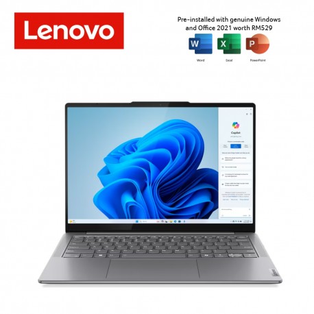 Lenovo Yoga Slim 7 14IMH9 83CV000JMJ 14" WUXGA Laptop Grey ( CU7 155H, 32GB, 512GB SSD, Intel Arc, W11, HS )
