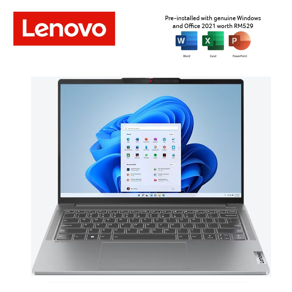 Lenovo IdeaPad Pro 5 14AHP9 83D3001DMJ 14'' 2.8K Laptop ( Ryzen 7 8845HS,  16GB, 512GB SSD, RTX3050 6GB, W11, HS ) : NB Plaza