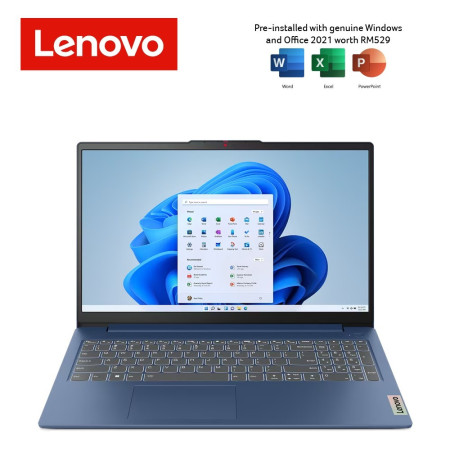 Lenovo IdeaPad Slim 3 15IRU9 83E60026MJ 15.6" FHD Laptop Abyss Blue ( Core 5 120U, 16GB, 512GB, intel, W11, HS )