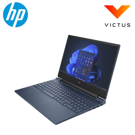 HP VICTUS GAMING 15-Fa1231TX 15.6" FHD 144Hz Laptop Performance Blue ( i5-12450H, 8GB, 512GB SSD, RTX4050 6GB, W11 )