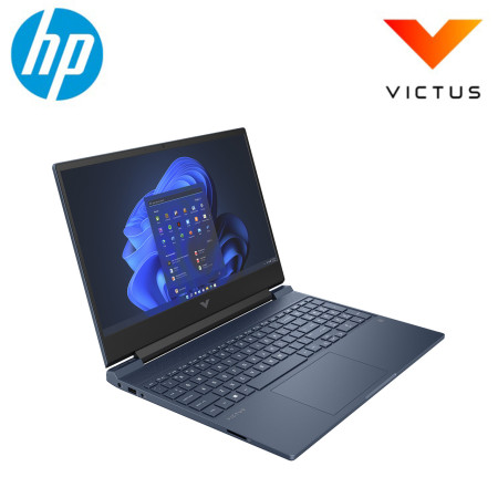 HP VICTUS GAMING 15-Fa1231TX 15.6" FHD 144Hz Laptop Performance Blue ( i5-12450H, 8GB, 512GB SSD, RTX4050 6GB, W11 )