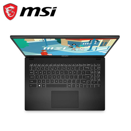 MSI Modern 15 B13M-899 15.6" FHD Laptop Classic Black ( i7-1355U, 16GB, 512GB SSD, Iris Xe, W11, HS )