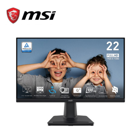 MSI Pro MP225 21.45" FHD 100Hz Flat Monitor (HDMI, VGA, 3Yrs Warranty)