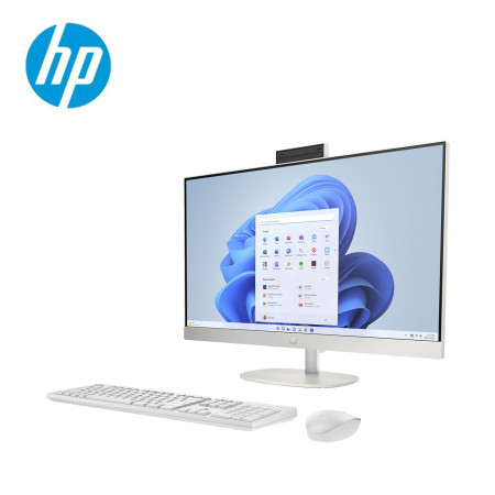 HP 27-cr1001D 27" FHD Touch All-in-One Desktop PC Shell White ( CU5-125U, 16GB, 1TB SSD, Intel, W11, H&S )