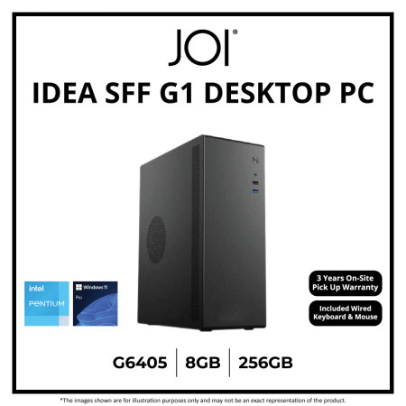 JOI IDEA SFF G1 DESKTOP PC ( PENTIUM G6405, 8GB, 256GB, INTEL, W11P )