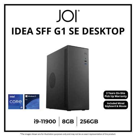 JOI IDEA SFF G1 SE DESKTOP PC ( CORE I9-11900, 8GB, 256GB, INTEL, W11P )