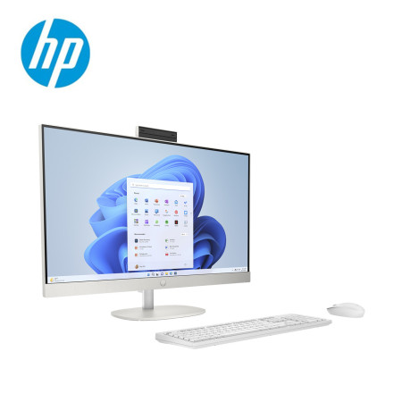 HP 27-cr1001D 27" FHD Touch All-in-One Desktop PC Shell White ( CU5-125U, 16GB, 1TB SSD, Intel, W11, H&S )